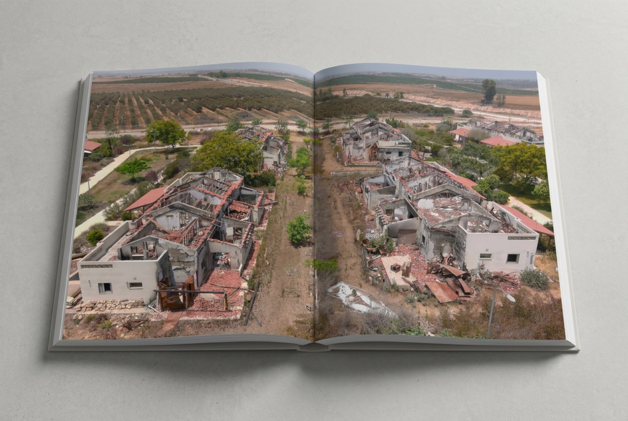 A spread from the book